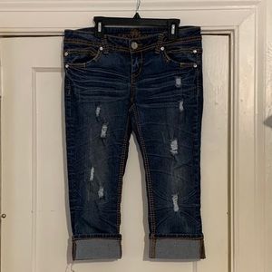 Almost famous over the knee jeans